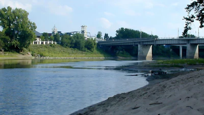 The Wabash River, which is one possible source for LEAP’s water supply.