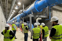 HGSD staff and board tour the Northeast Water Purification Plant, slated to increase treated water production from 80 million gallons per day to 400 MGD.