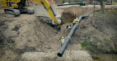 The City of Pflugerville installed a temporary bypass waterline this spring to continue pumping water from the Colorado River into the lake.