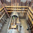 The oversized sewer tunnel infrastructure.