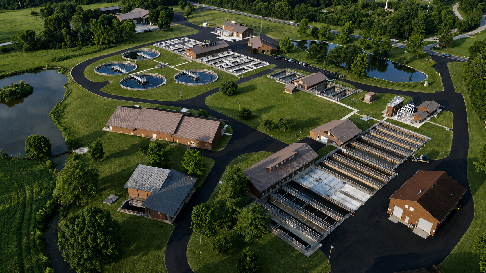 The Olentangy Environmental Control Center. | Photo courtesy of Delaware County
